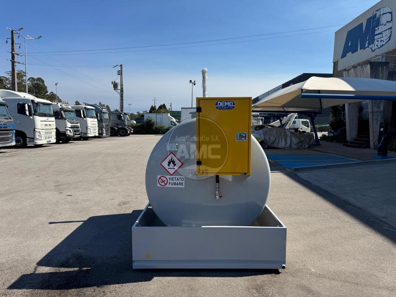 DEPÓSITO DE COMBUSTÍVEL DEMO SERBATOI 3000 LT NOVO FABRICO ITALIANO