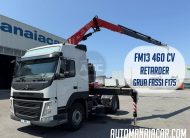 TRATOR VOLVO FM13 460 EURO6 4X2 2015 RETARDER GRUA FASSI A175