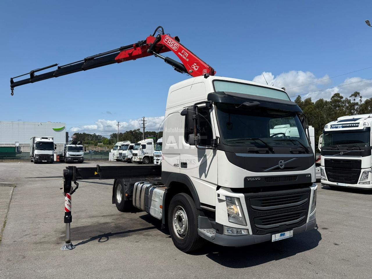 TRATOR VOLVO FM13 460 EURO6 4X2 2015 RETARDER GRUA FASSI A175