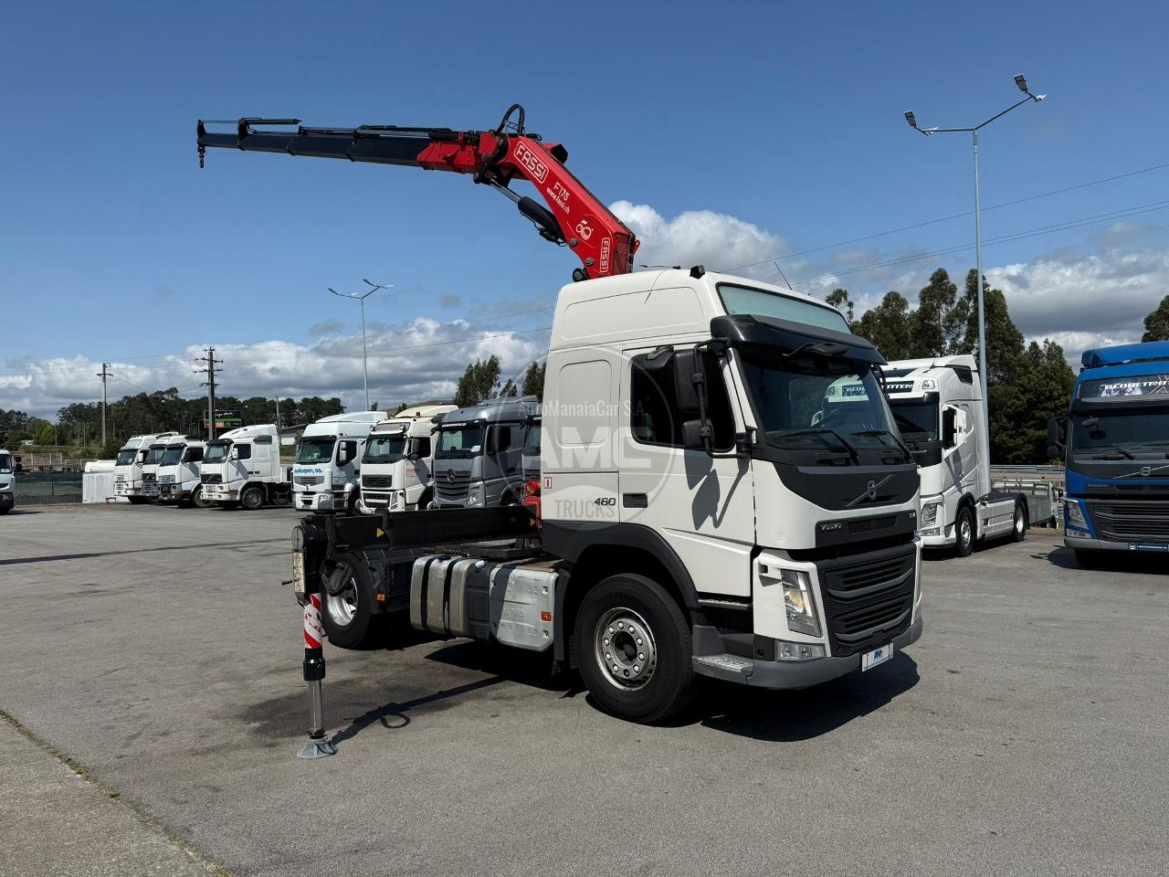 TRATOR VOLVO FM13 460 EURO6 4X2 2015 RETARDER GRUA FASSI A175
